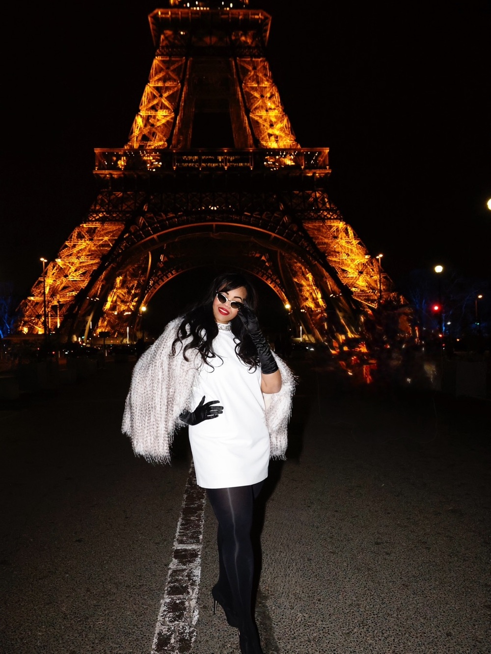 ZARA SHORT FAUX FUR COAT